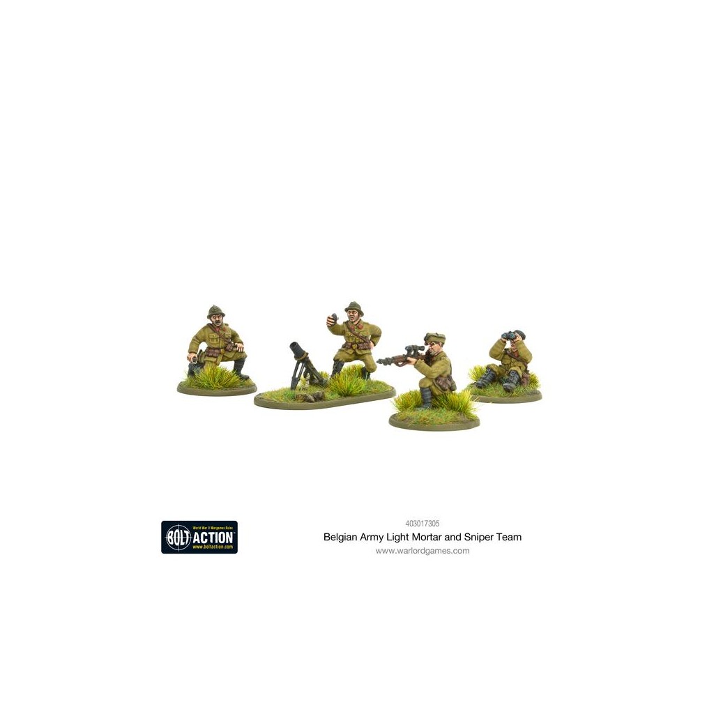 Bolt Action - Belgian - Light Mortar & Sniper Teams