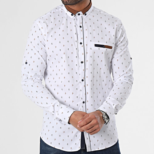 Chemise Manches Longues Blanc