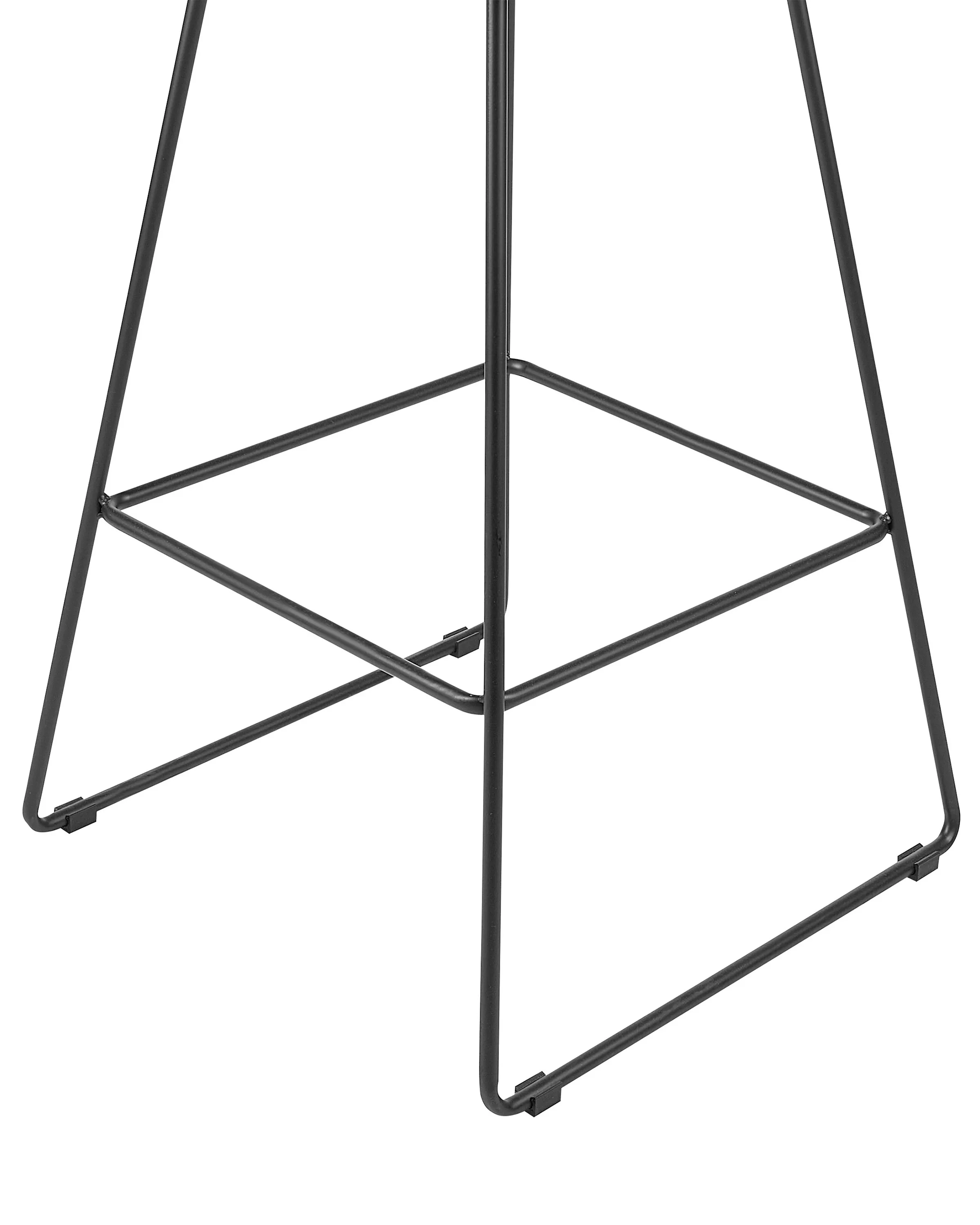 Set van 2 barstoelen BISBEE Metaal Zwart