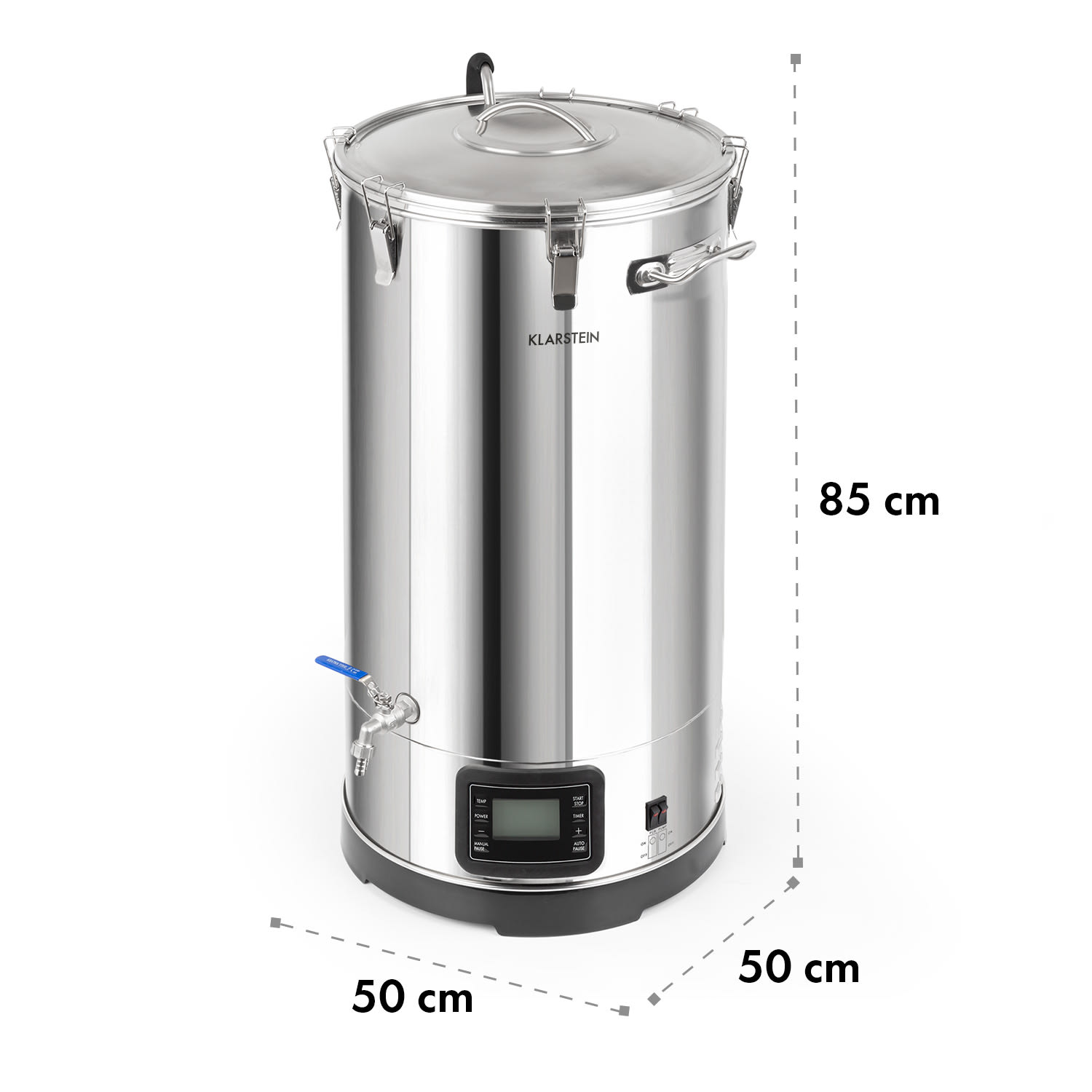 Mundschenk 3XL Maischekessel Bierbrauanlage 3.000 W 9 Programme 65 l
