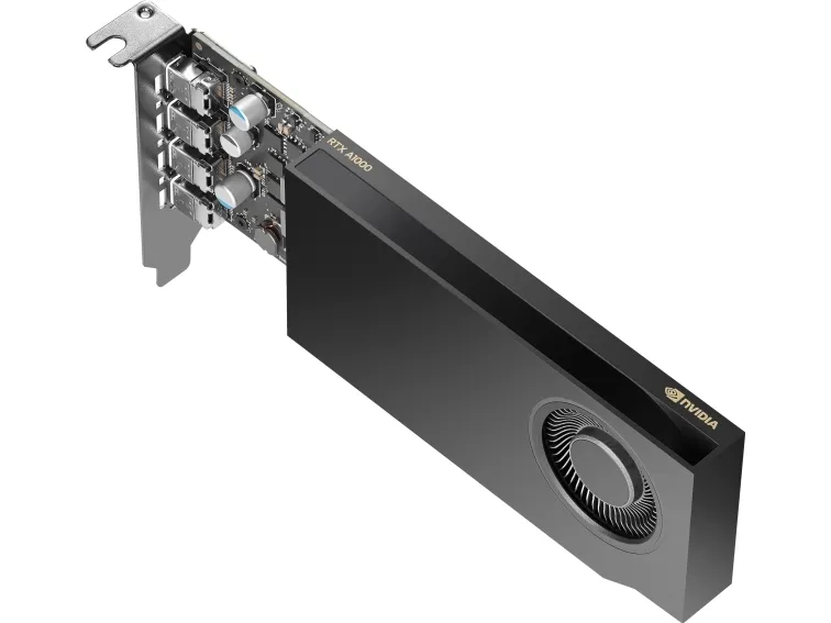 NVIDIA Quadro RTX A1000 8GB GDDR6 4x mini-DisplayPort GPU 2D CAD-grafikkort til HP-arbejdsstationer - 50W lavprofil enkelt sokkel