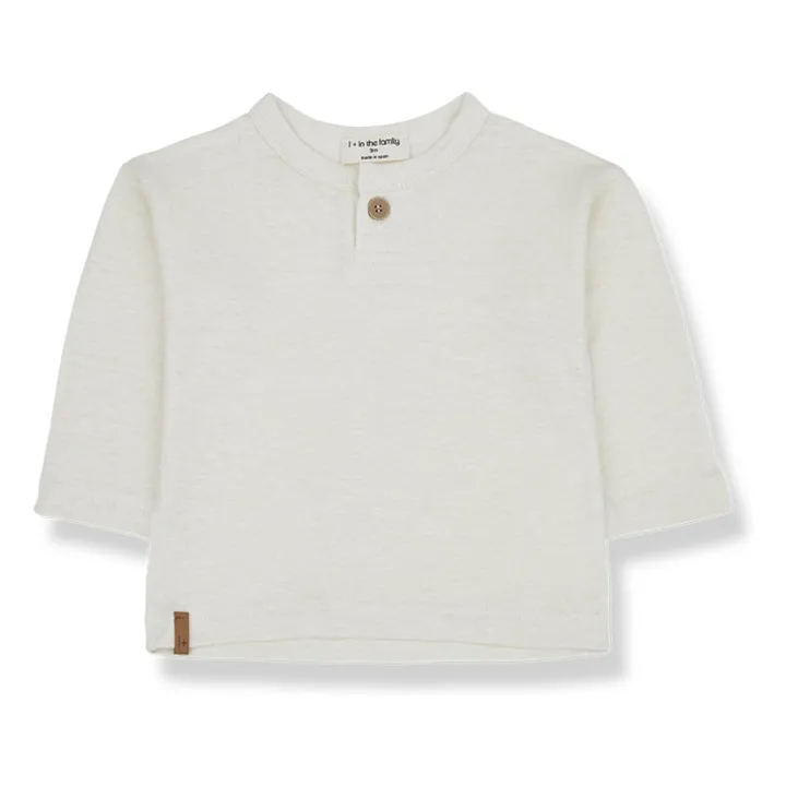 1+ in the family T-shirt Vinci Lin | Ecru