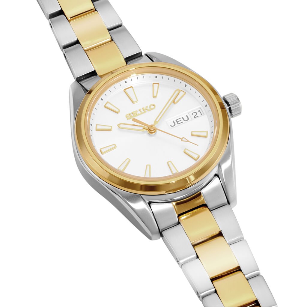 Montre Seiko Classique Blanc
