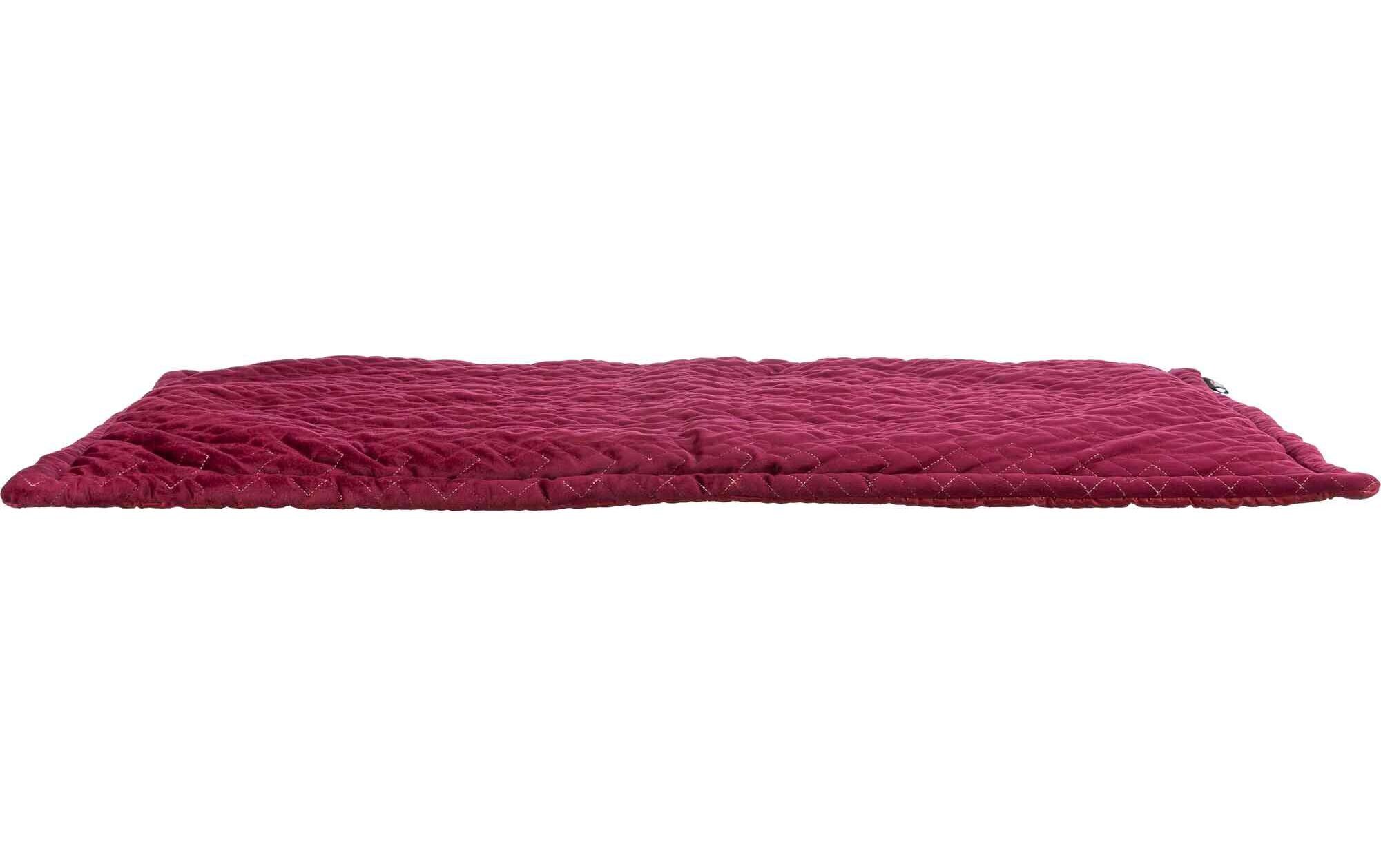 Hunde-Liegematte Natalya, 90 × 60 cm, bordeauxHundebett