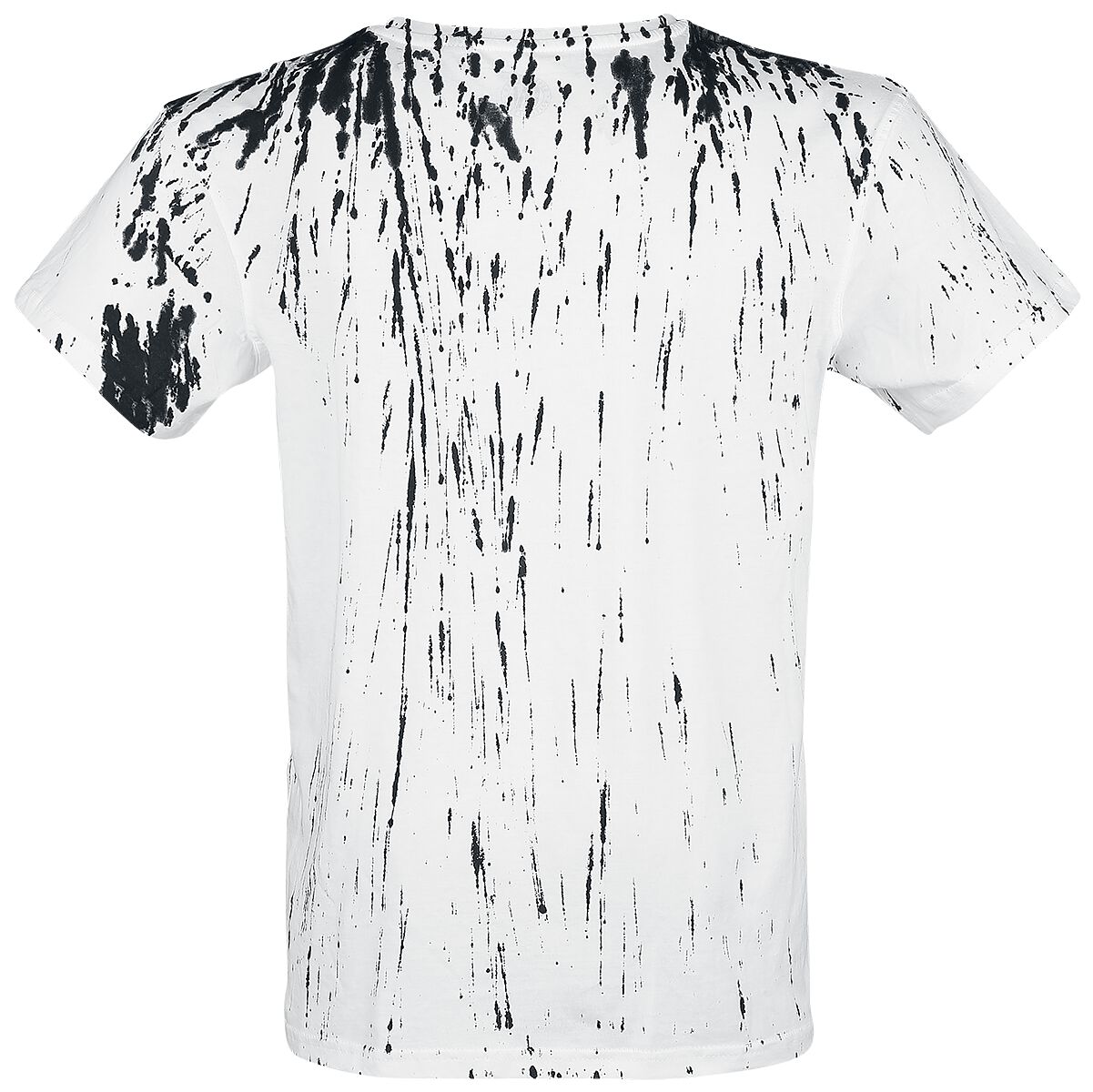 Wings Tattoo Splashed Strips | Outer Vision T-Shirt Manches courtes