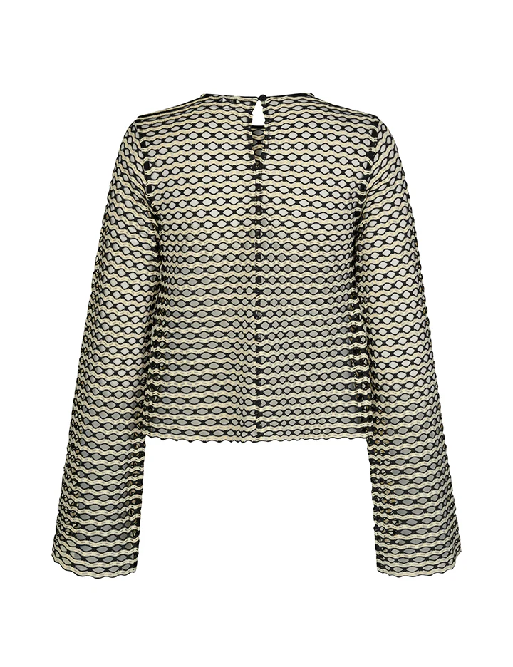 MbyM  Ladessa bluse - Black Sugar Combo