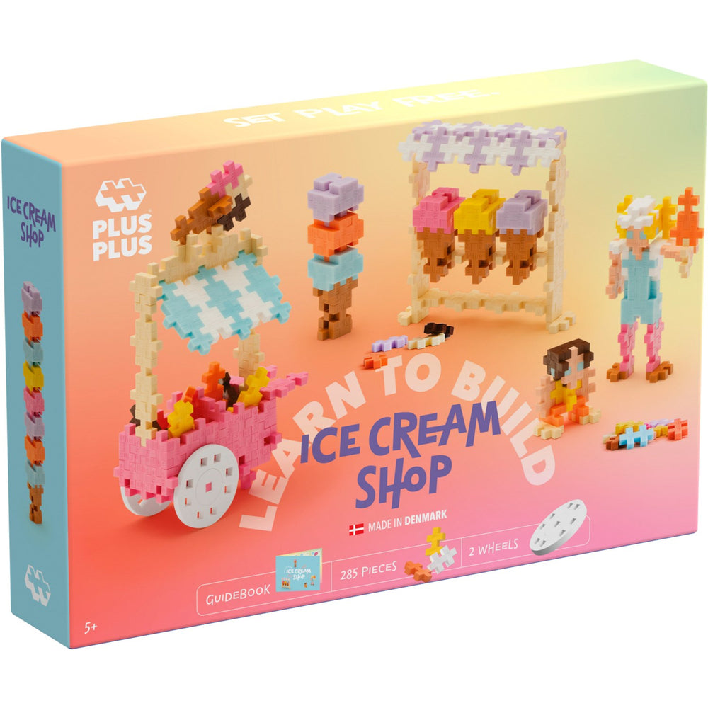 Køb Plus-Plus Learn To Build Ice Cream Shop