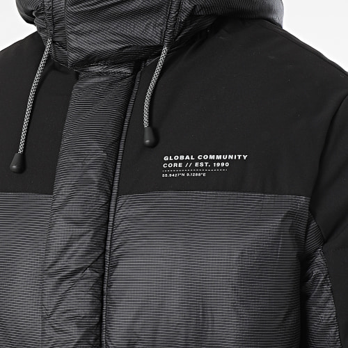 Doudoune Capuche South Noir