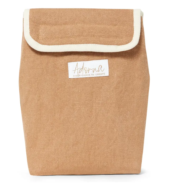 Adorna Lunch bag isotherme en lin | Terracotta