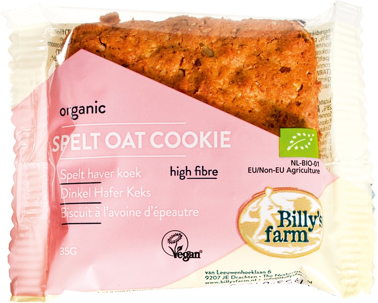 Billy’s farm Haverkoek Spelt (35 gr)