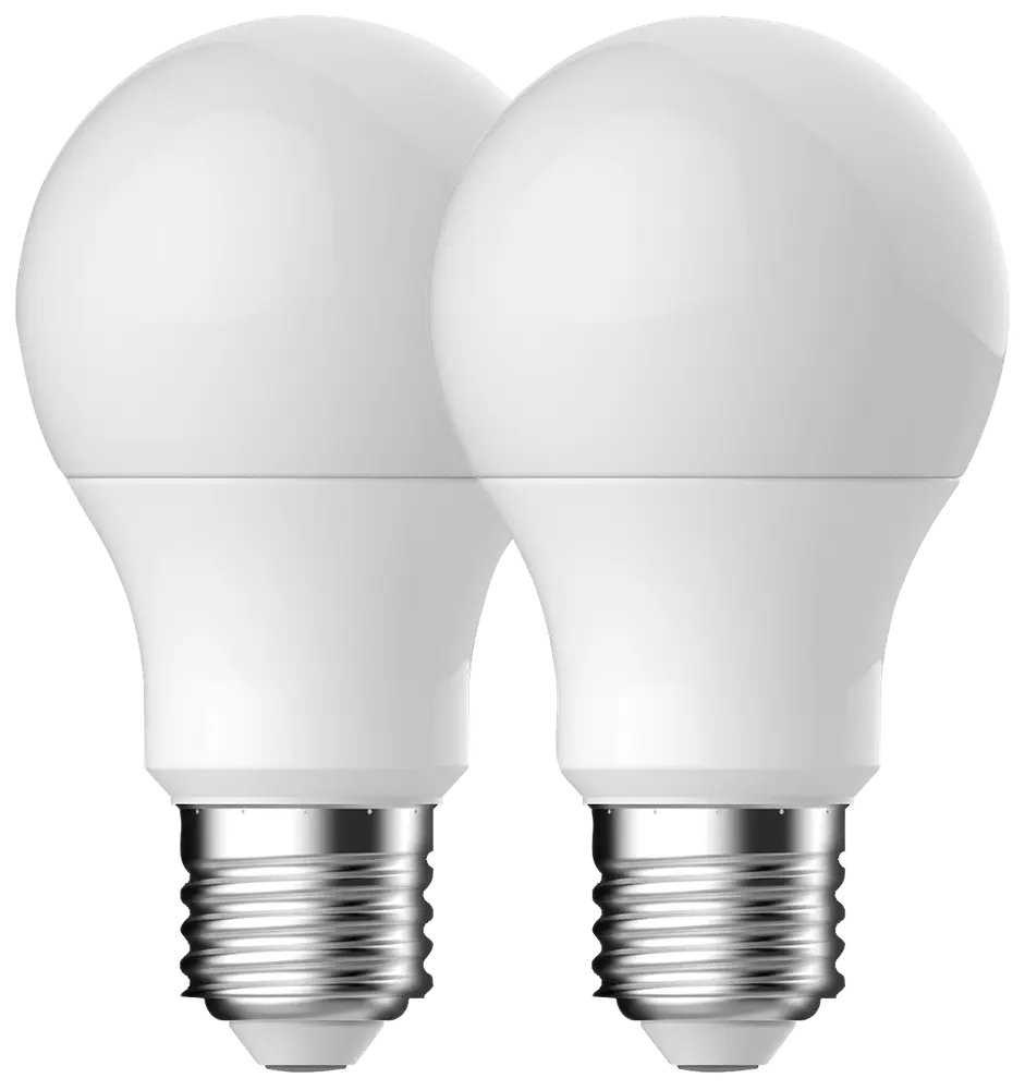 Cosna LED-pære 8,6W E27 A60 2-pak