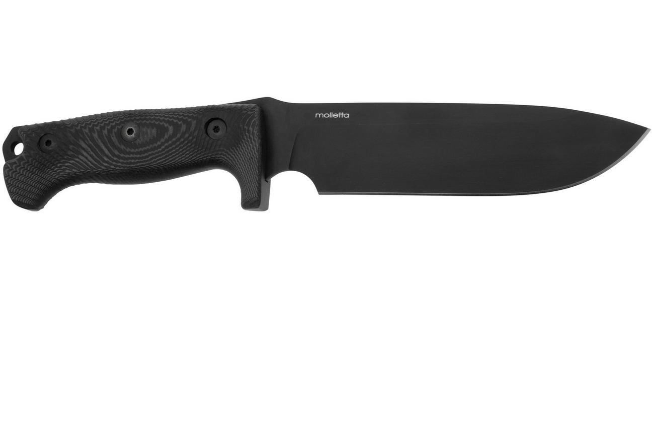 LionSteel M7 MB Black vaststaand mes, Molletta design