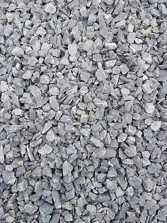 Gravier concassé de couleur bleu 1300KG