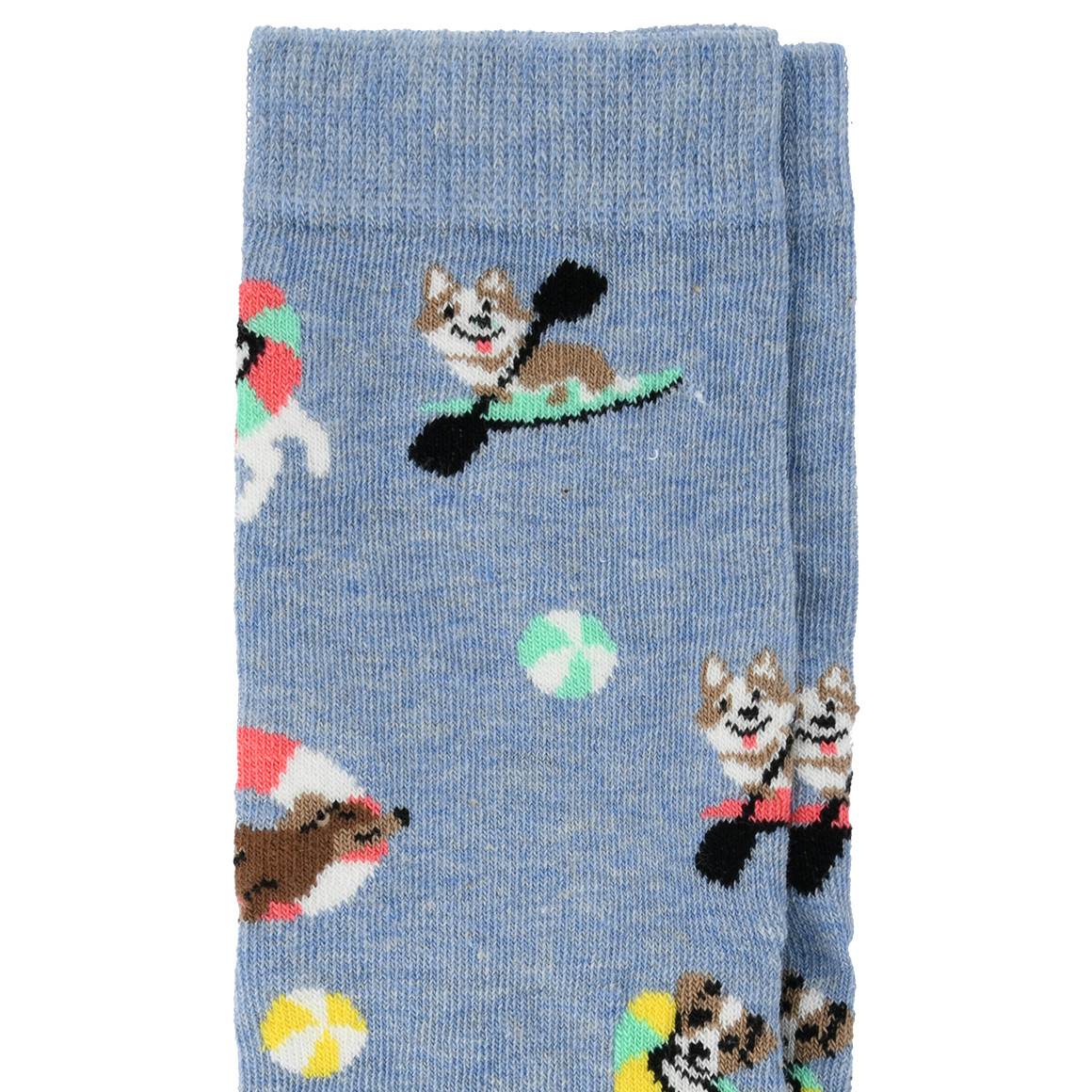 Gina Benotti 1 Paar Damen Socken mit Hunde-Motiven blau
