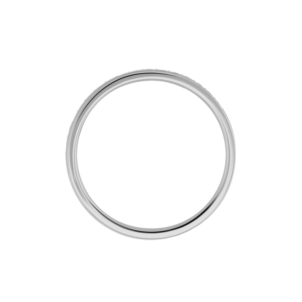 Alliance Joya Ruban Plat Or Blanc