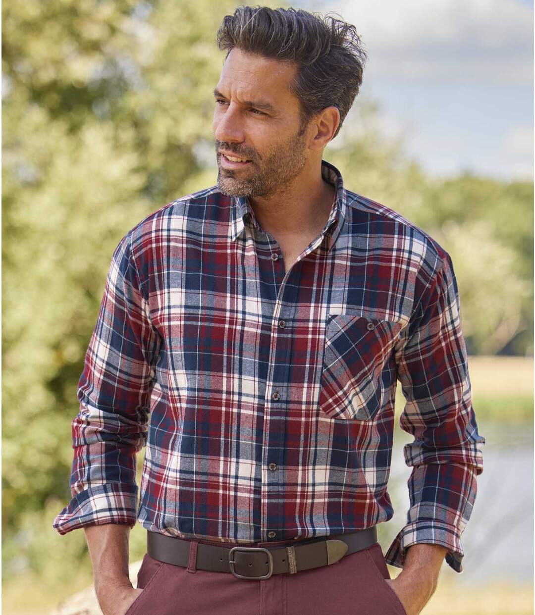 Chemise Flanelle Carreaux Laurentides