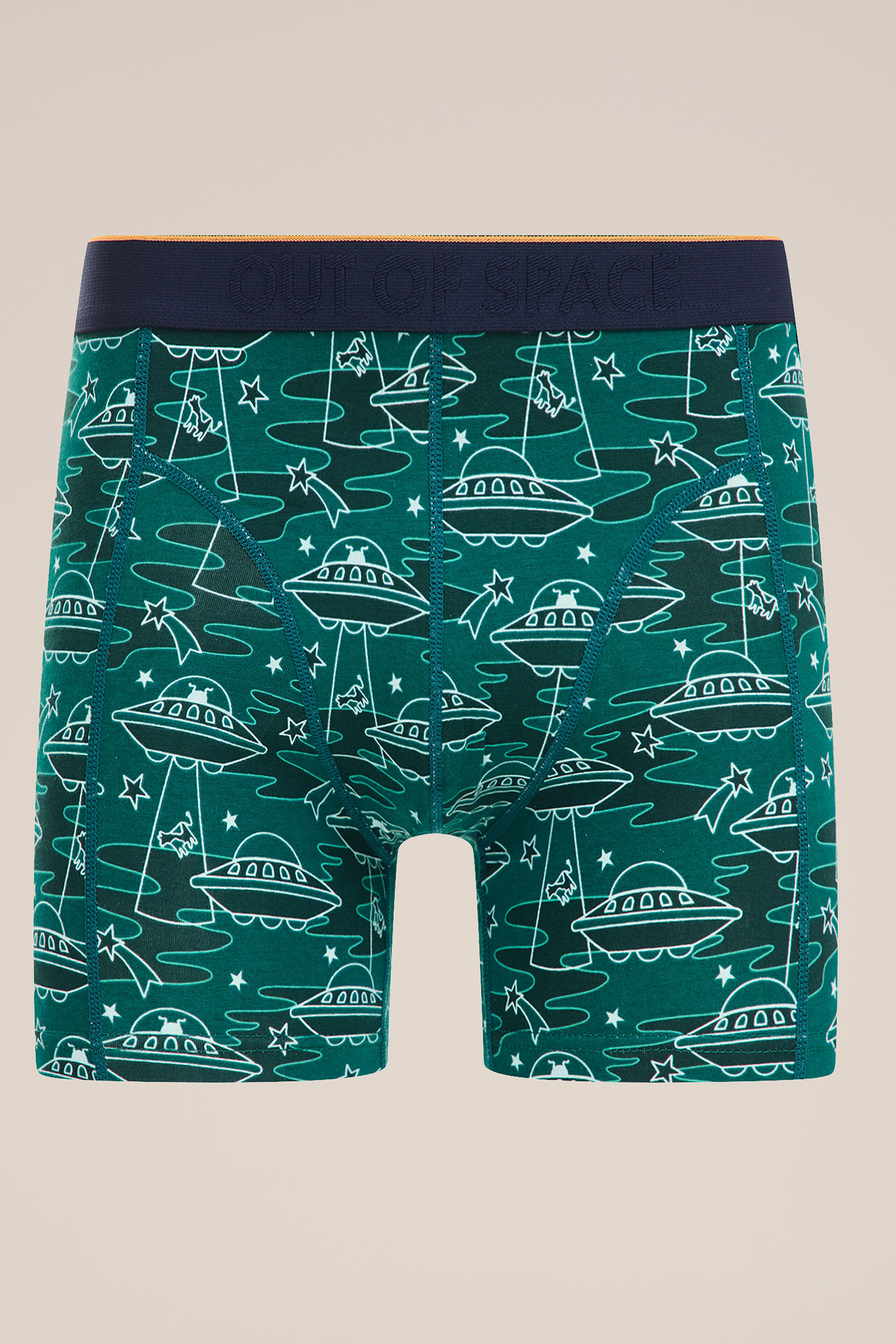 Boxershort met dessin WE Fashion Zeegroen