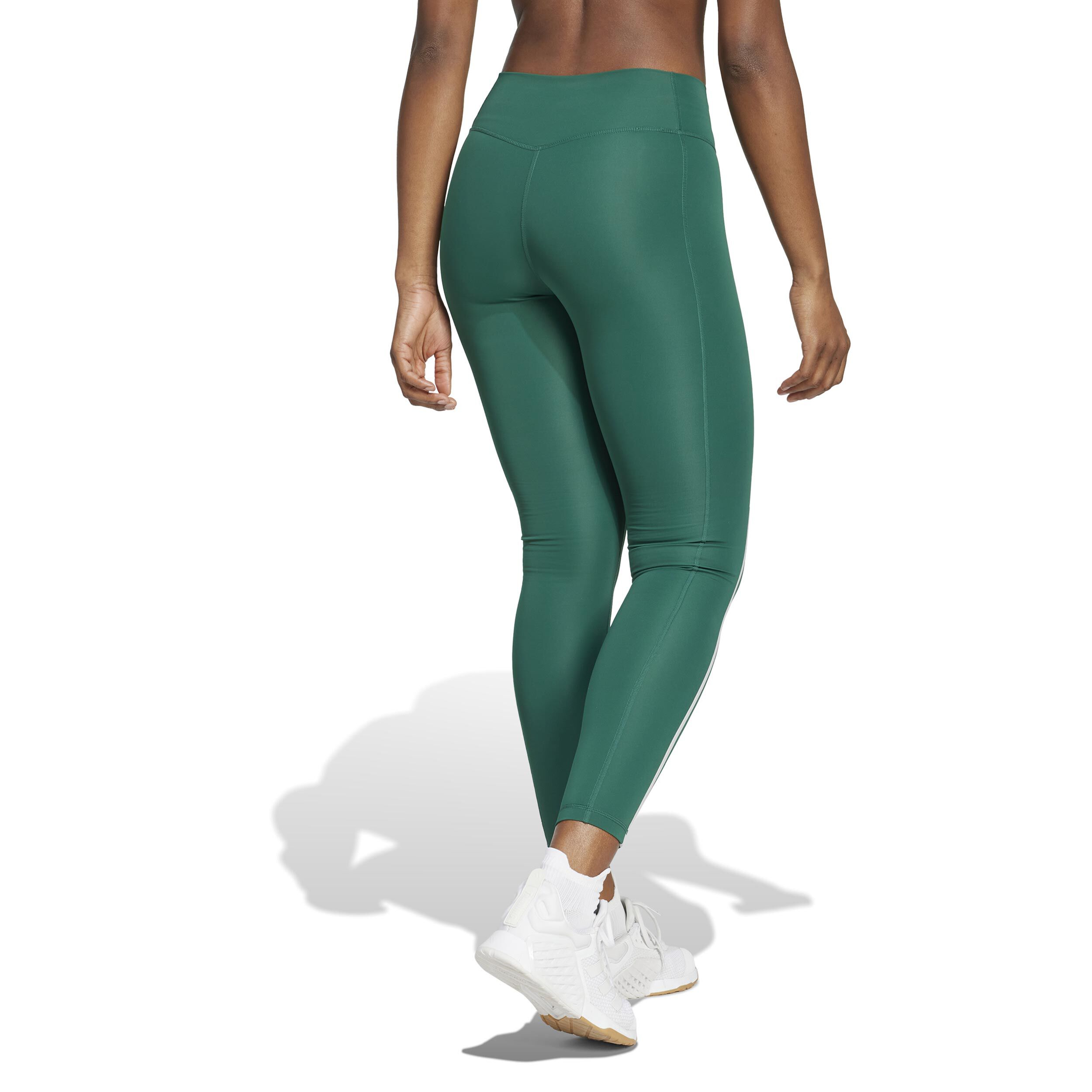 adidas Optime Heritage Collant Tight Femmes - Vert , Blanc
