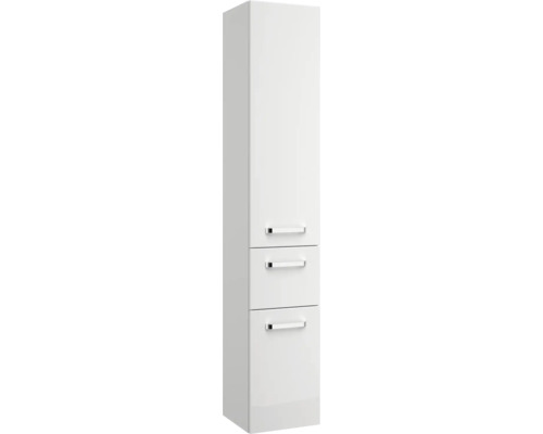 Pelipal xpressline 4010 badkamermeubelset, BxHxD 144 x 200 x 45 cm, hoogglans witte fronten, met witte keramische wastafel, 4010.0800112090