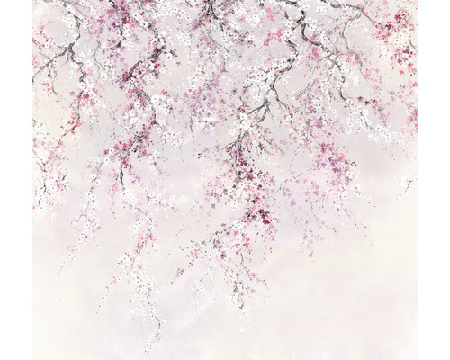 Vliesbehang INX6-013 Ink Cherry Blossoms 6-delige set 300 x 280 cm