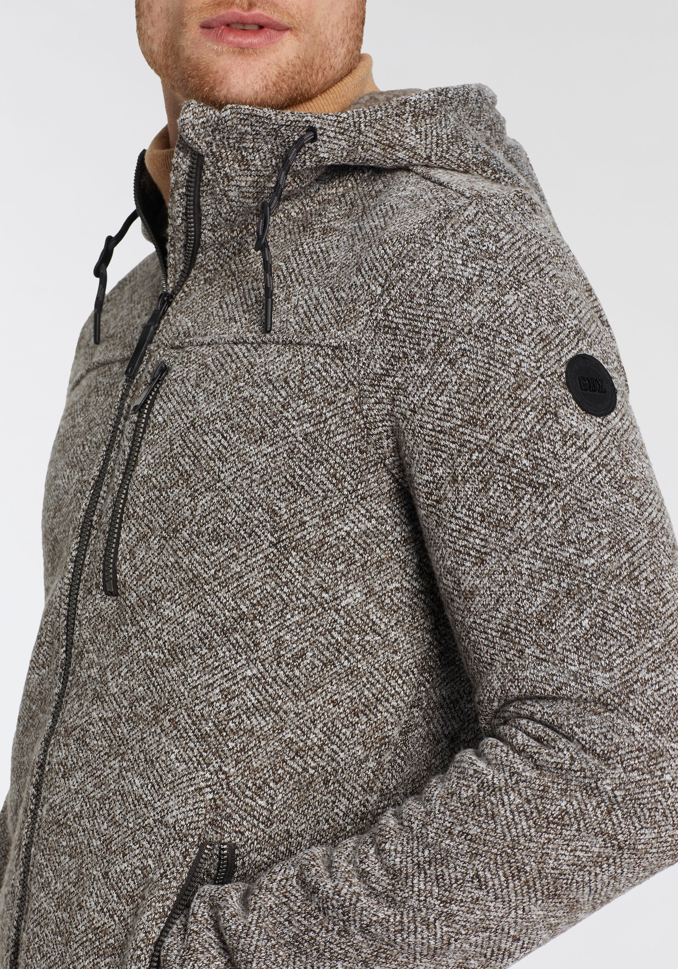 G.I.G.A. DX by killtec Strickfleecejacke »GW 54 MN KNTFLC JCKT« mitKapuze
