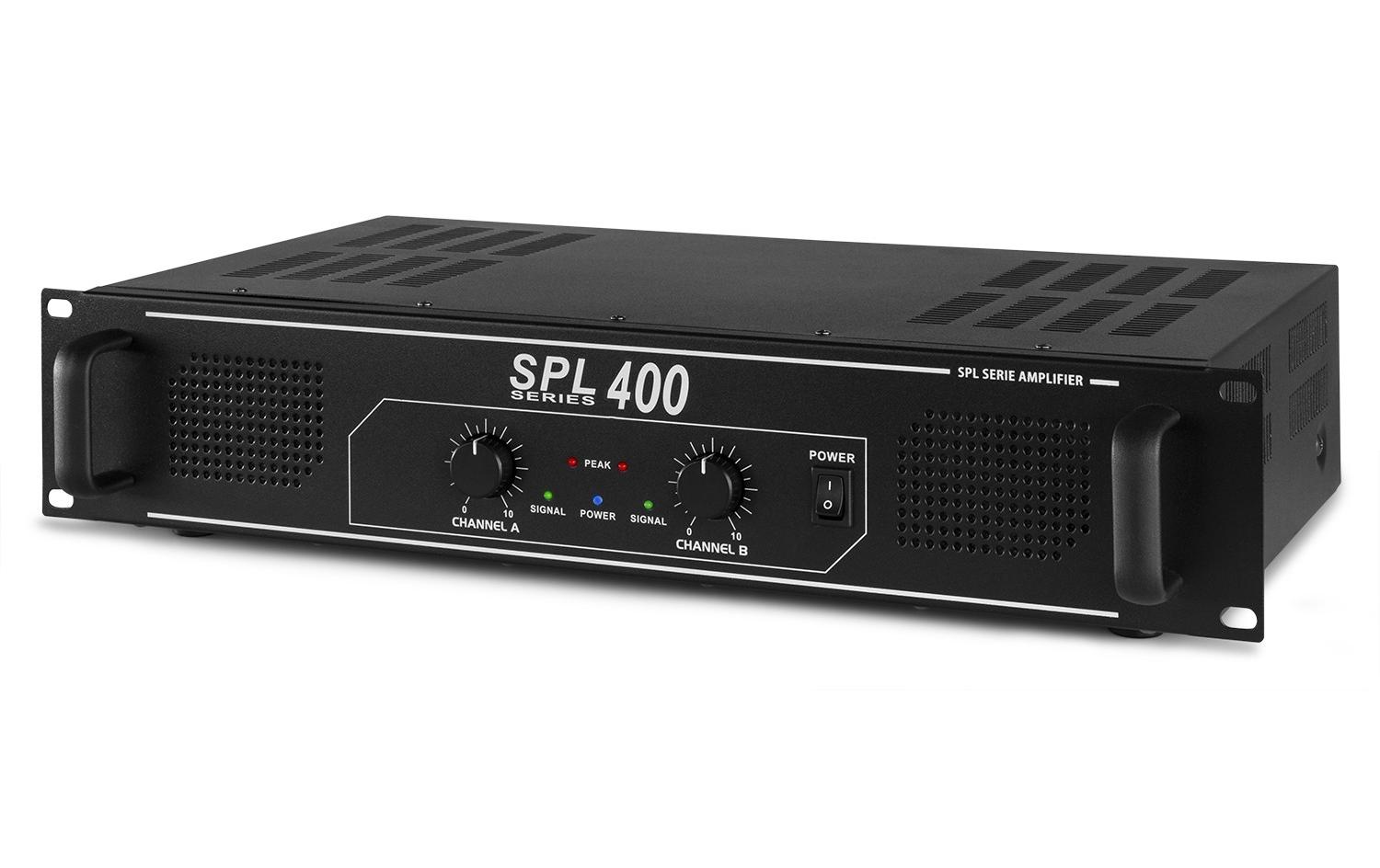 Endstufe SPL 400 BlackEndstufe mit 2x 200 Watt