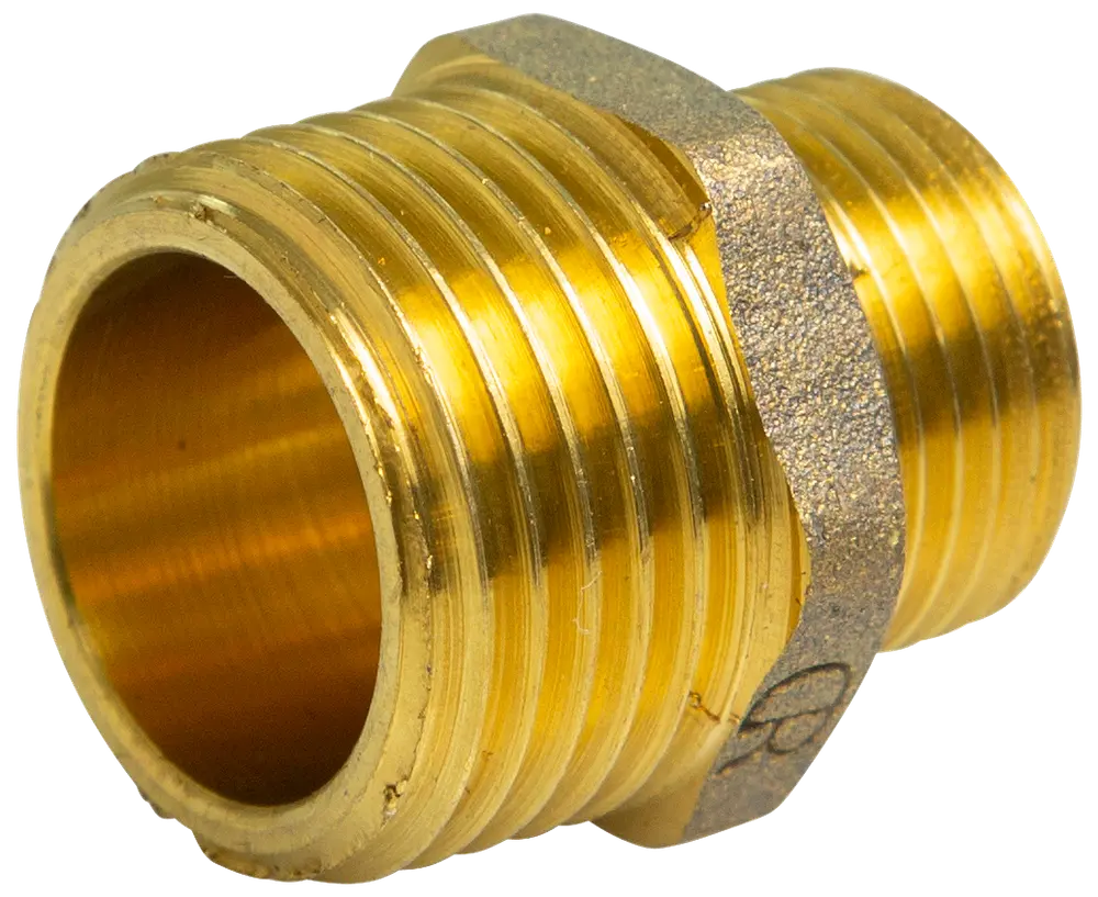 Brystnippel 3/4'' x 1/2'' - messing