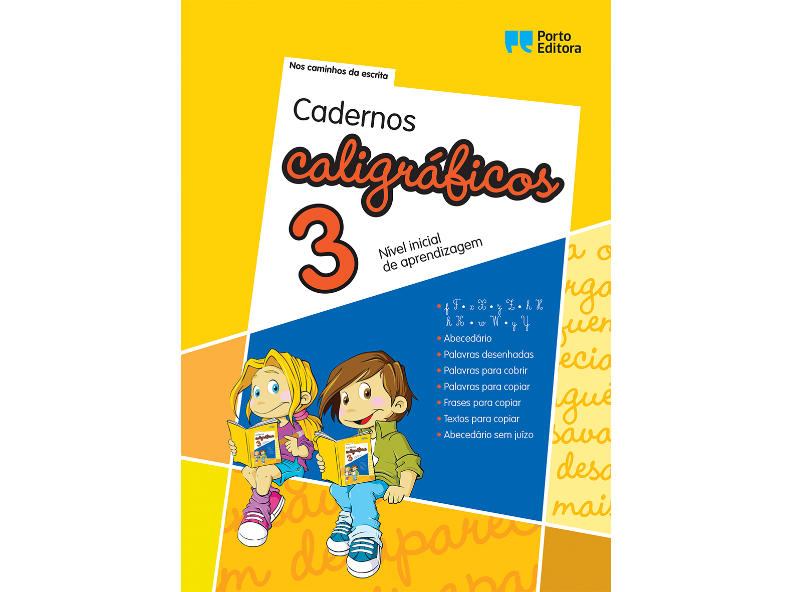 LIVRO CADERNOS CALIGRÁFICOS 3ºNIVEL - INICIAL DE APRENDIZAGEM