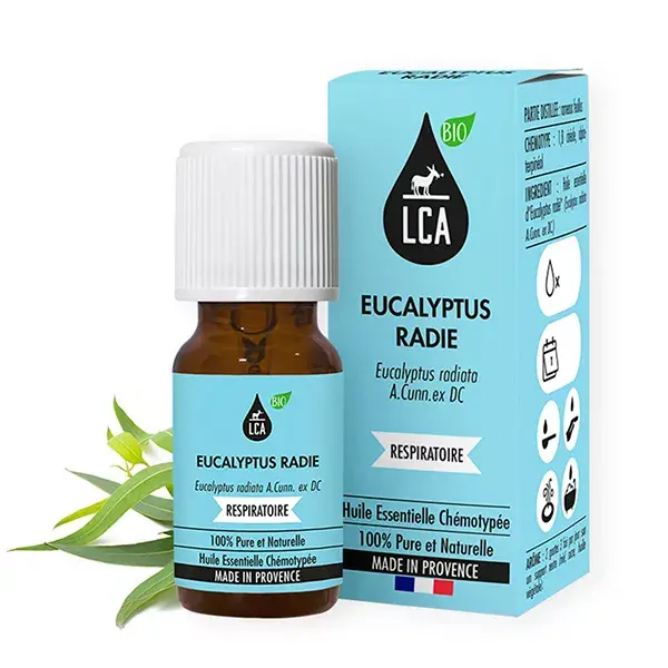 Óleo Essencial de Eucalipto Radiata Orgânico LCA 10 ml