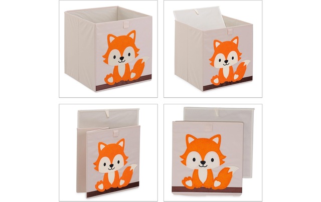 relaxdays Aufbewahrungsbox »Fuchs«