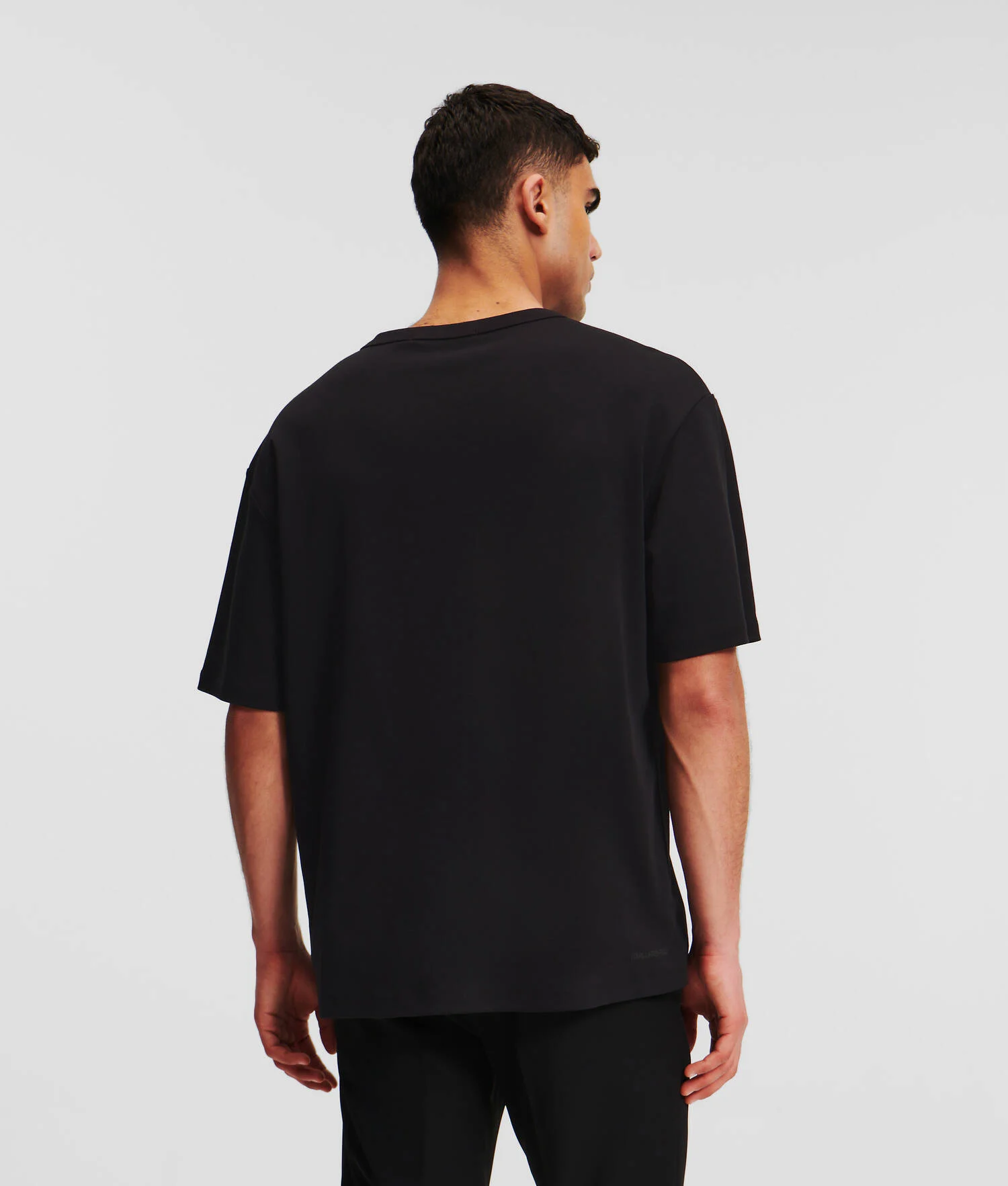 T-SHIRT LUNETTES DE SOLEIL OVERSIZE - Noir