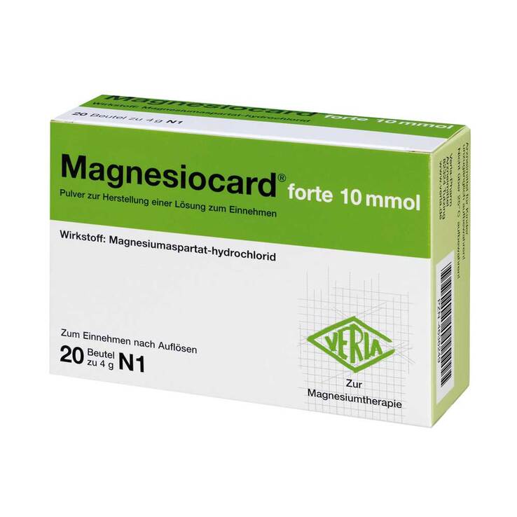 Magnesiocard forte 10 mmol P, 20 St