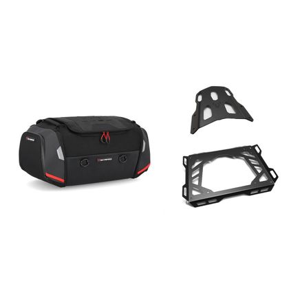 Sacoche de selle SW-MOTECH RACKPACK (42 litres) COMPLET AVEC SUPPORT - Noir