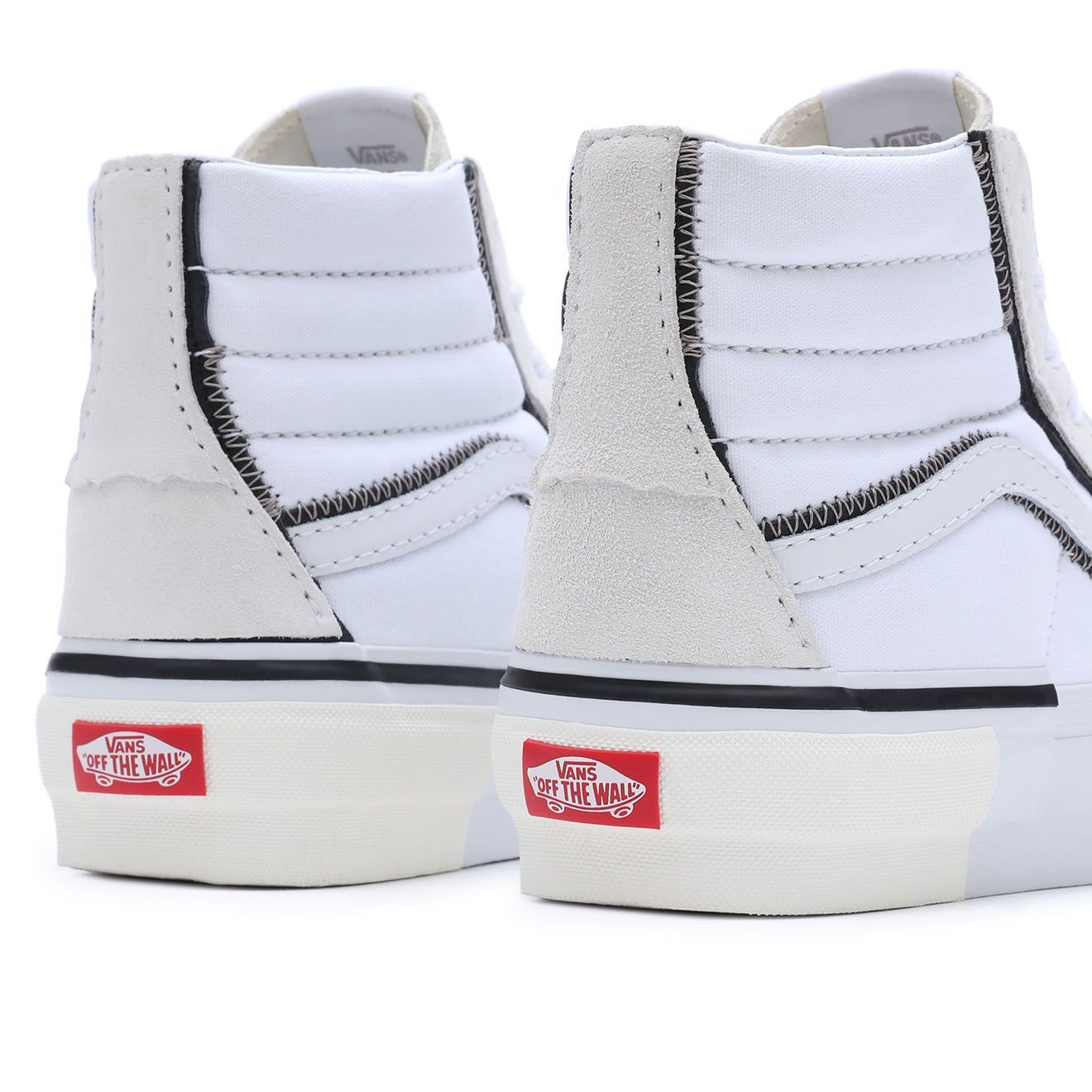 Vans Baskets SK8-Hi Reconstruct blanches