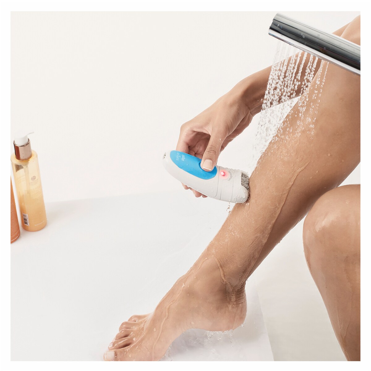 Braun Silk-épil 5 5-810 Epilierer für Frauen für eine sanfte Haarentfernung, weiß/türkis