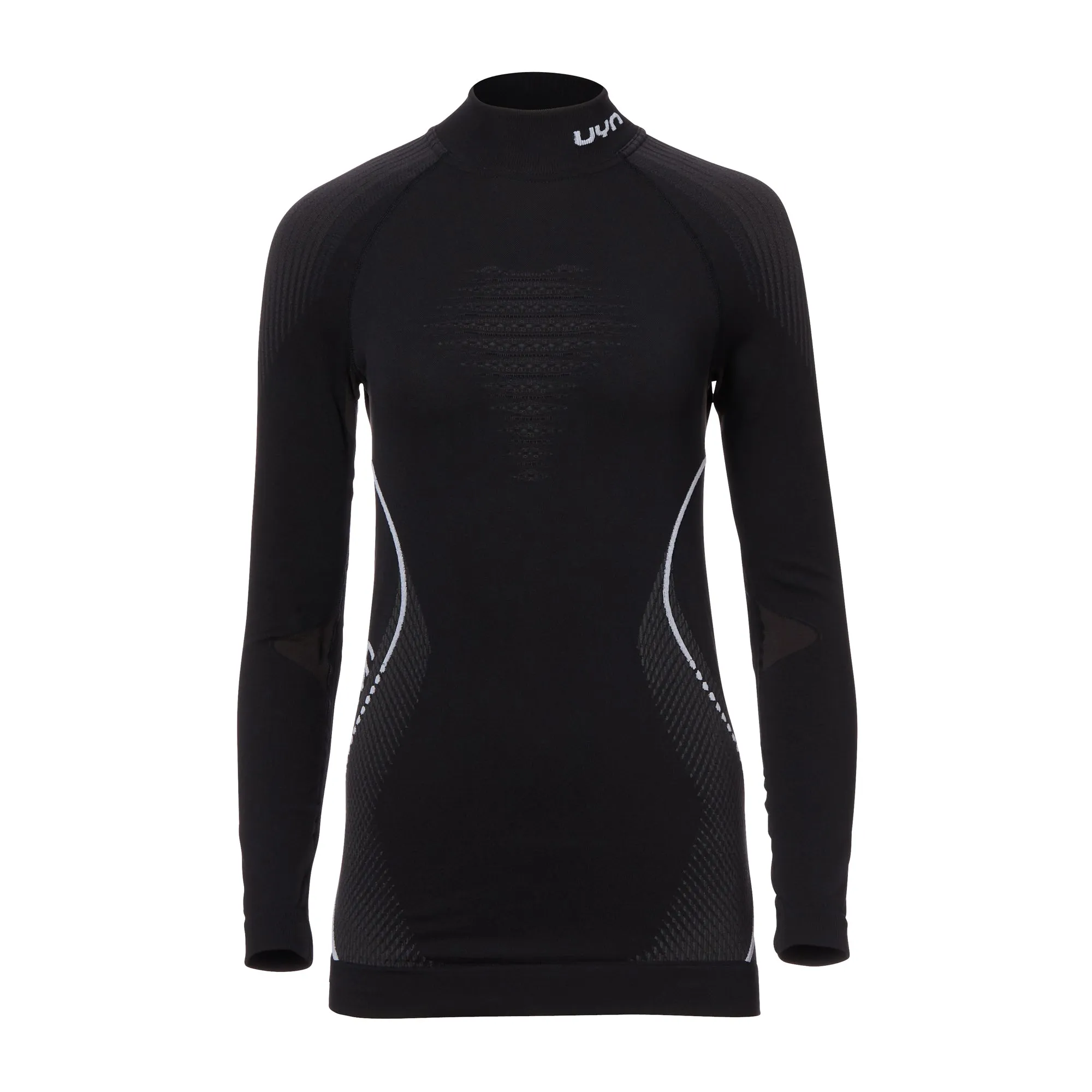 UYN -  UYN Longsleeve mit Rollkragen Evolutyon schwarz anthrazit Frauen