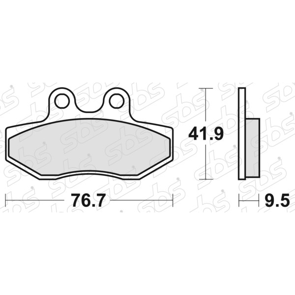 SBS - Plaquettes de frein 190 CT