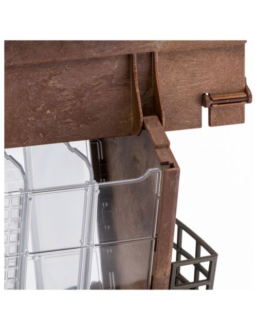Ferplast Voedersilo Jok 2 - Voersilo - 34x26x23 cm Bruin