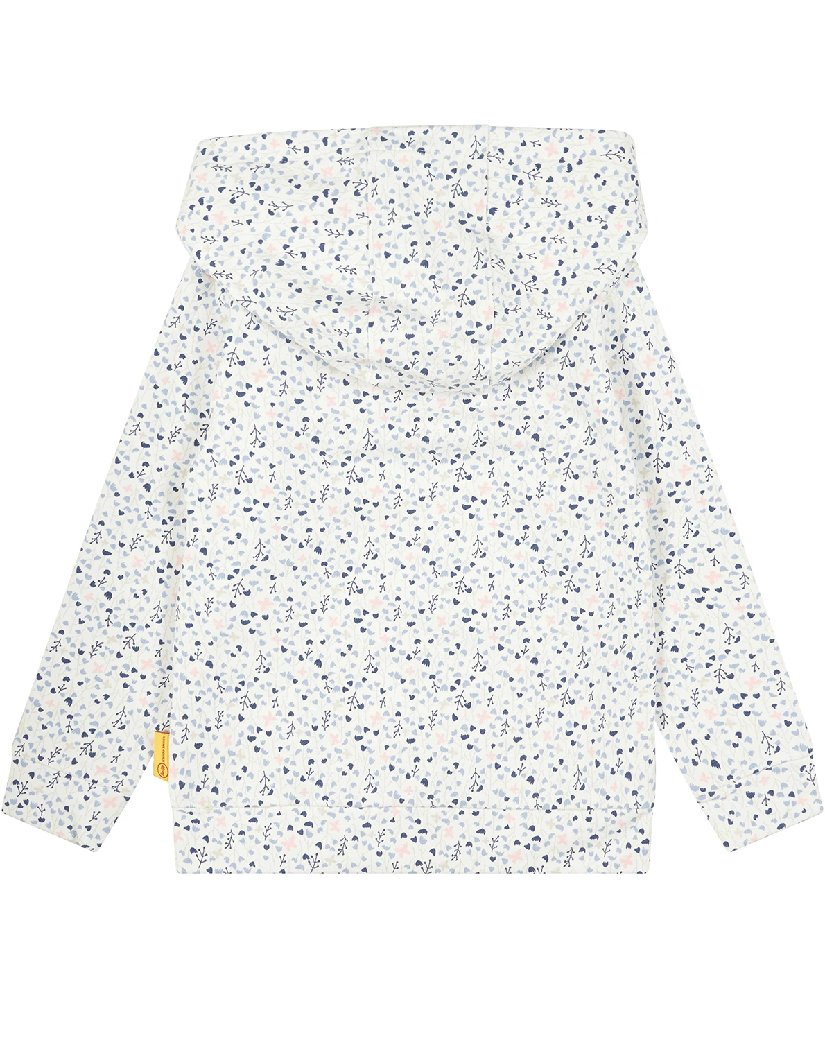 Kapuzen-Sweatshirt FLOWER BEAR in cloud dancer