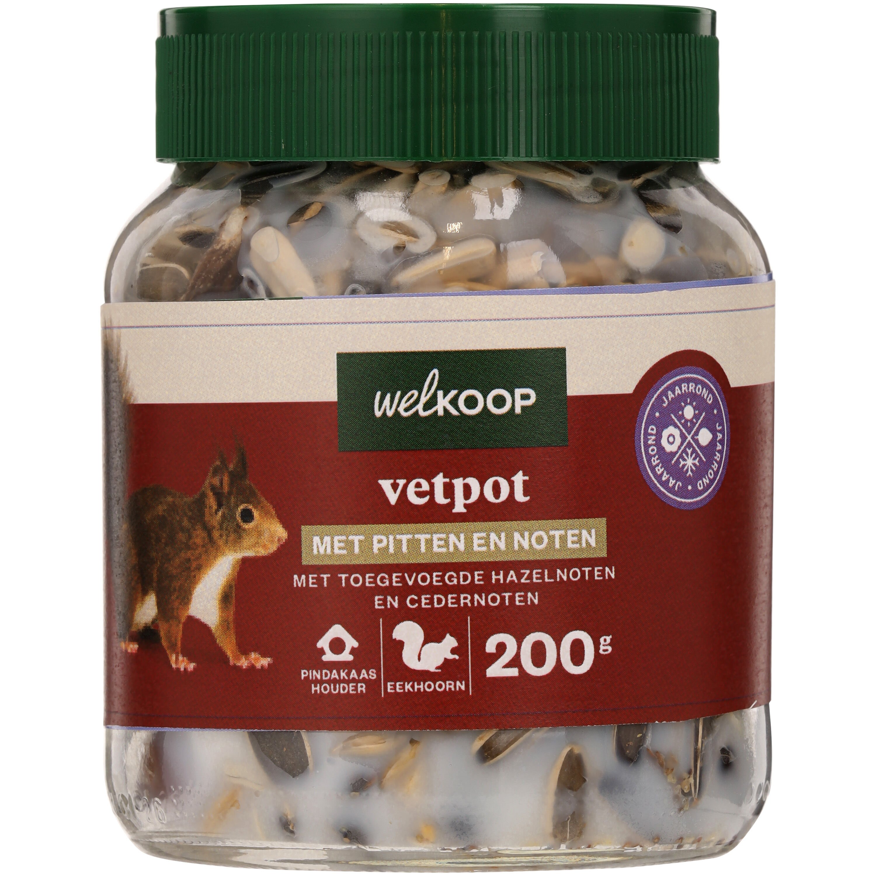 Welkoop - Vetpot - Eekhoornvoer - 200 Gram