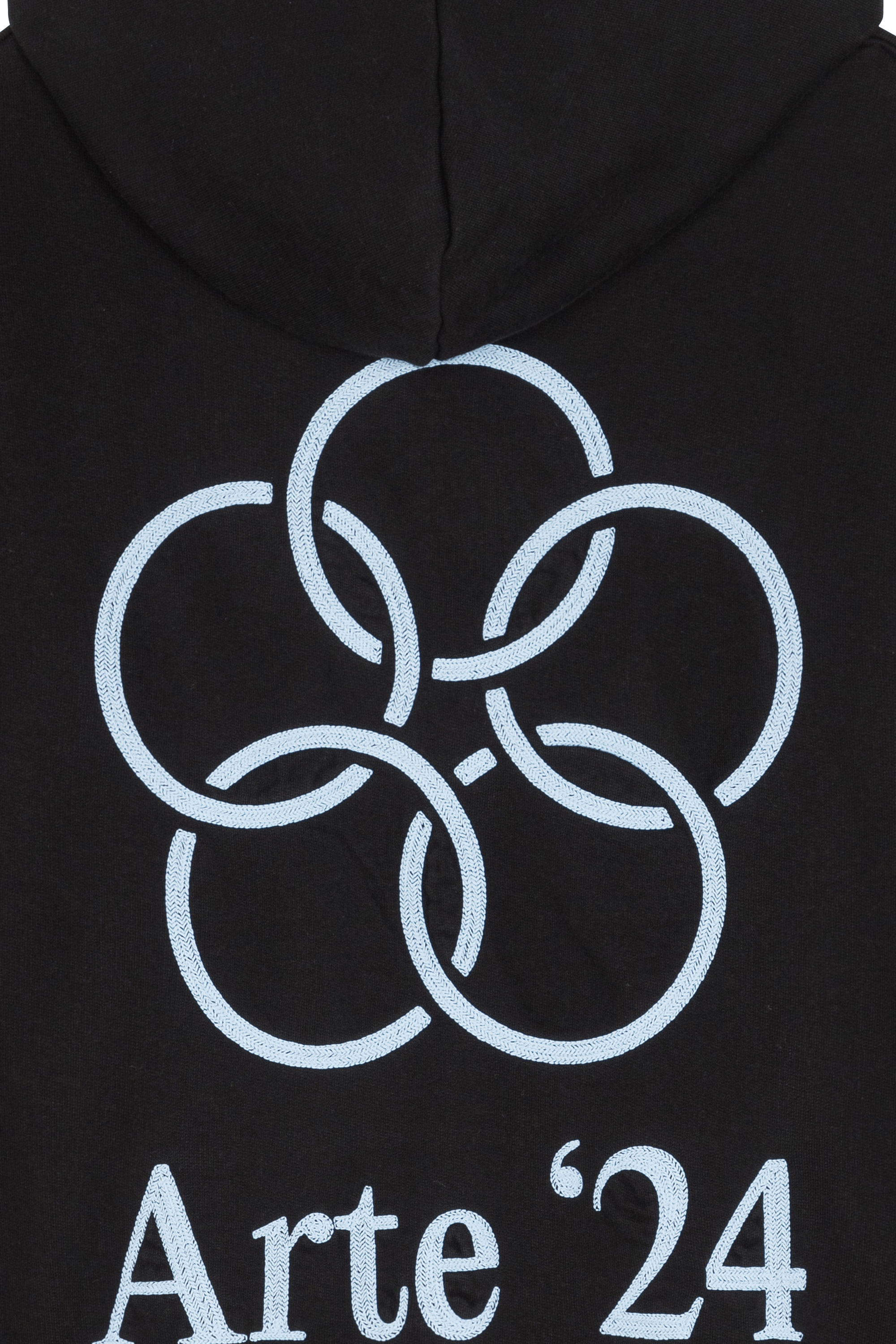 ARTE ANTWERP Hoodie  Hank Back Rings Hoodie Noir