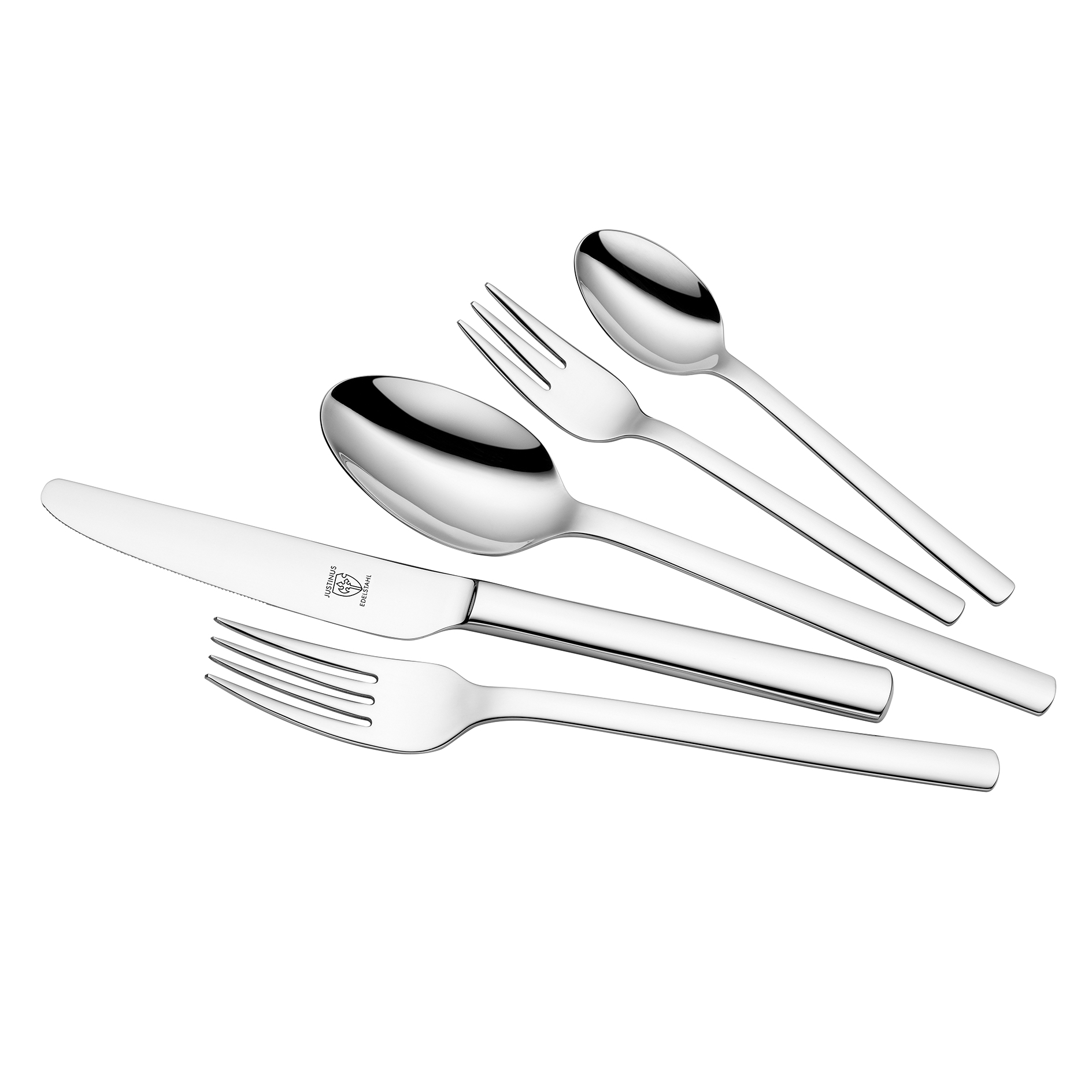 60-teiliges Besteckset - Edelstahl - für 12 Personen
