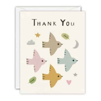 Four Birds Thank You Pk Of 5
