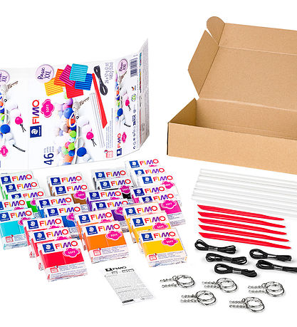 Staedtler FIMO Knete m. Werkzeuge - Soft - 46 Teile - 26x57g