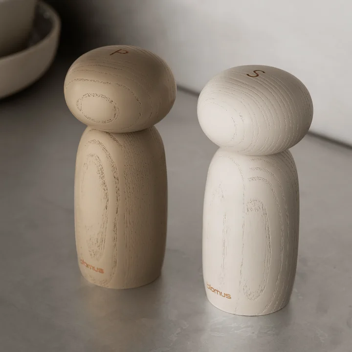 Blomus - Moli Salz- und Pfeffermühle, moonbeam / nomad (2er-Set)