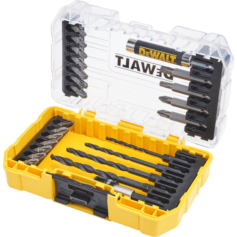 DeWALT Toughcase DT70708-QZ boor- en bitset 25-delig