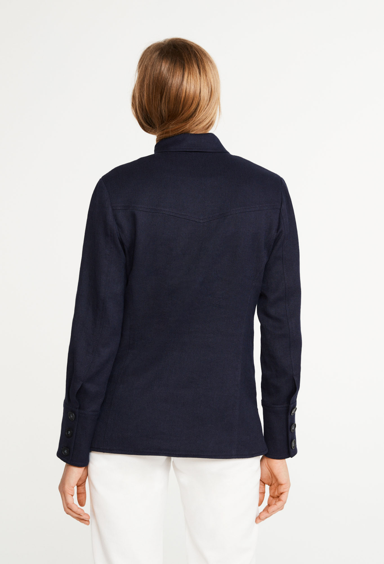 Veste en lin melange
