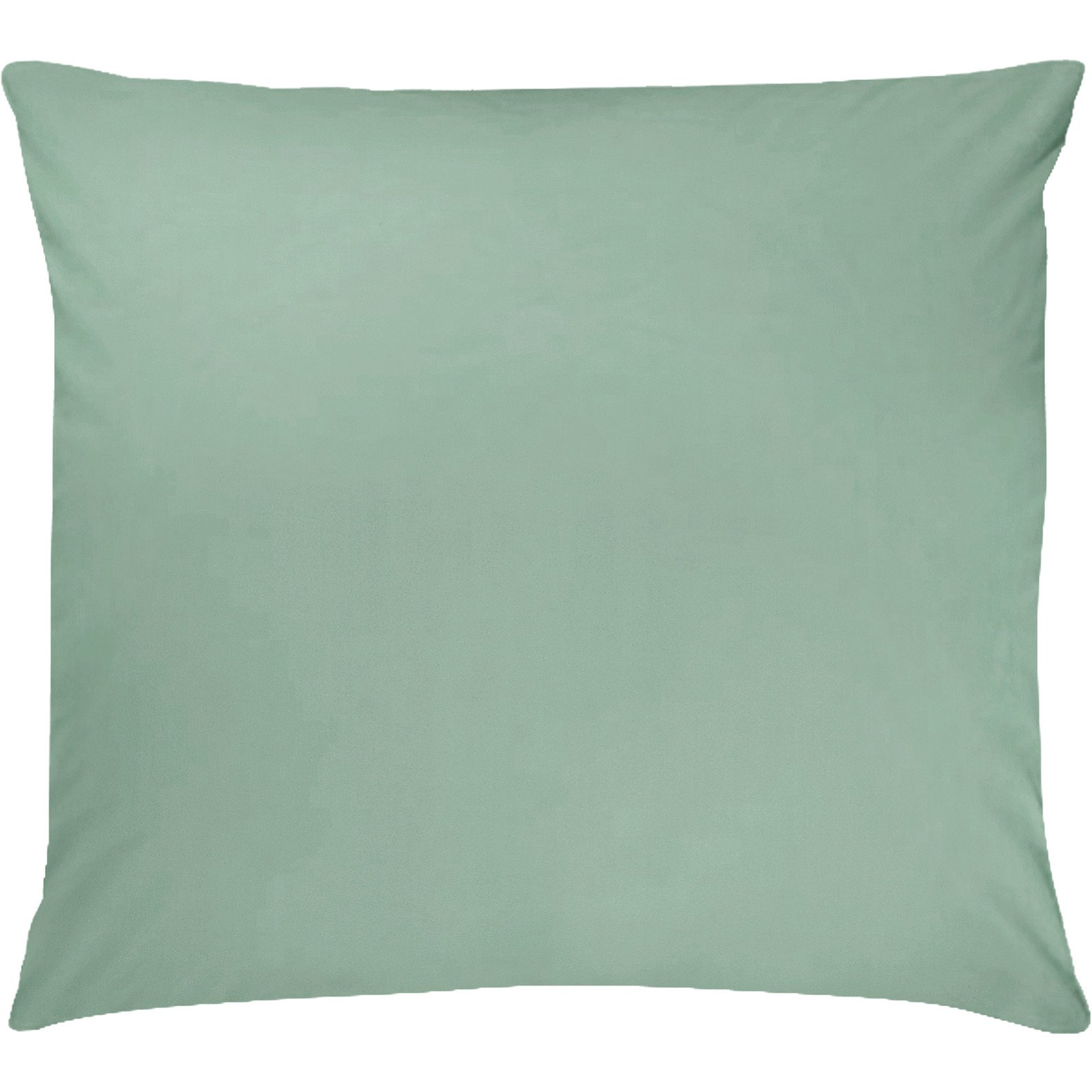 Bettwäsche Tencel Satin unifarben salbeigrün 65x65 Kissen