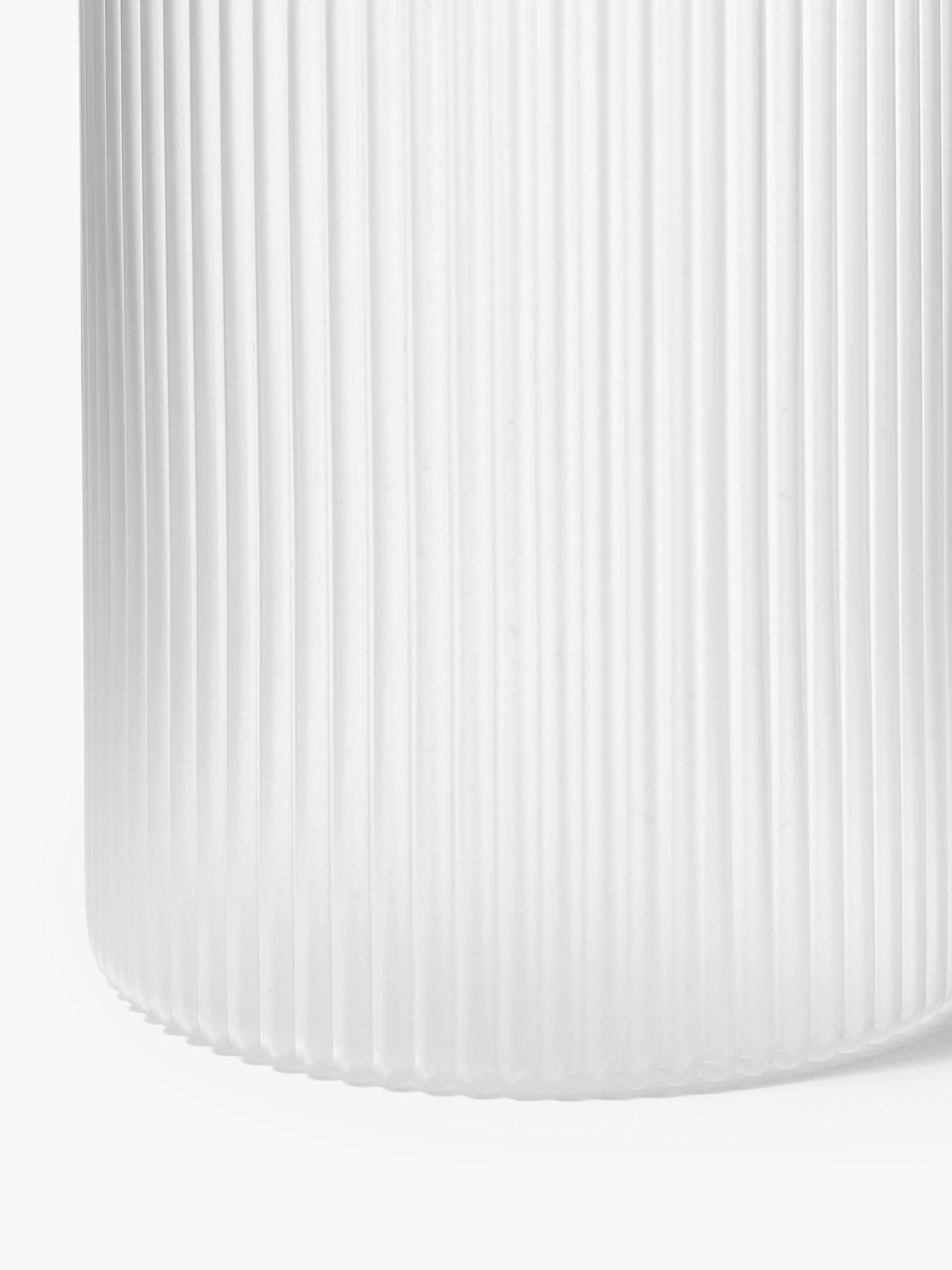 Mondgeblazen kleine waterkaraffen Ripple met waterglas, 2 stuks