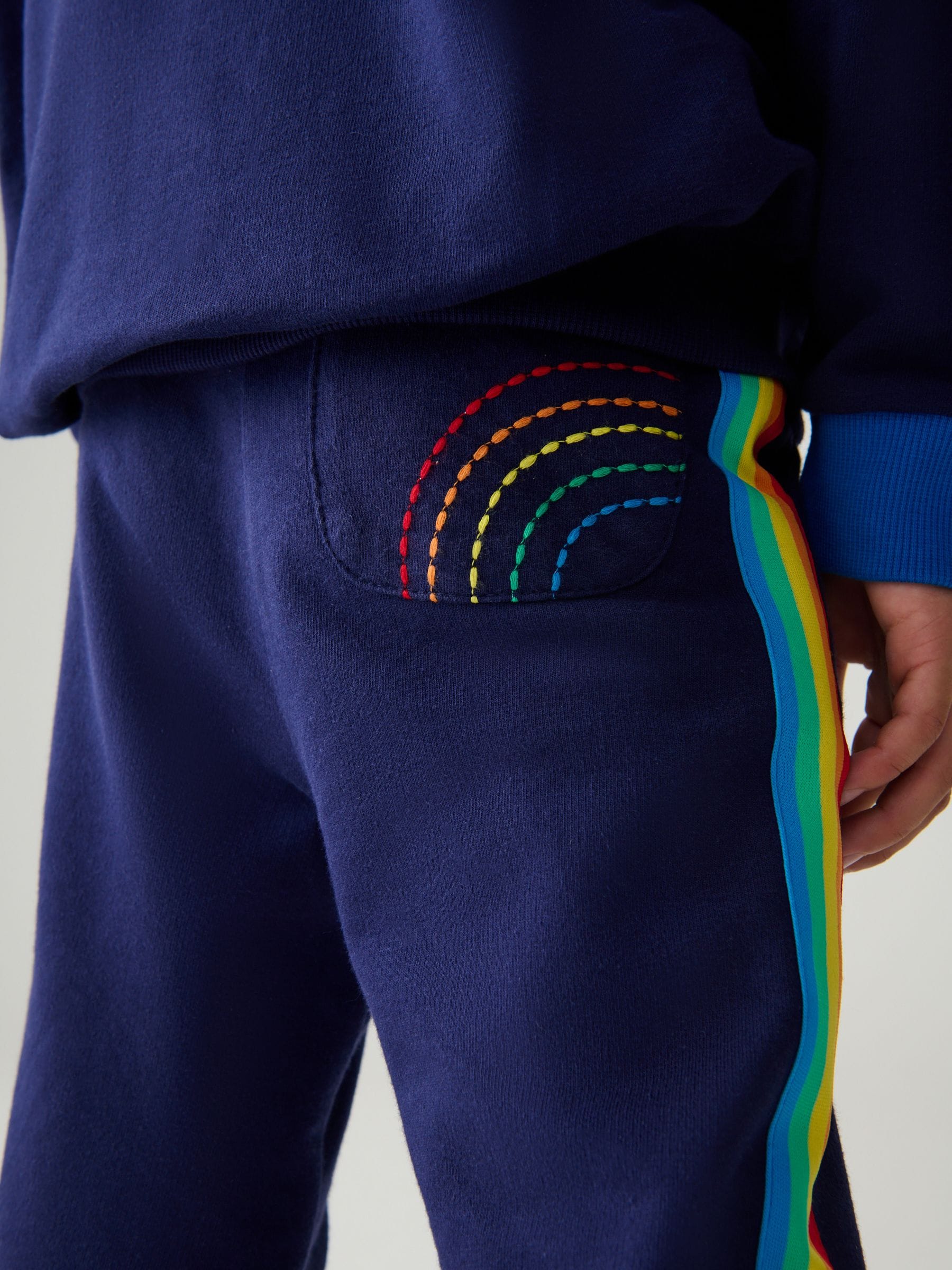 Marineblauw - Little Bird by Jools Oliver set van sweatshirt en joggingbroek